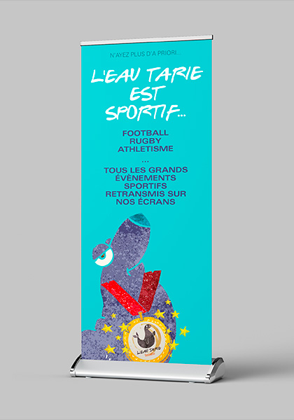 Roll-up : l’Eau Tarie aime le sport